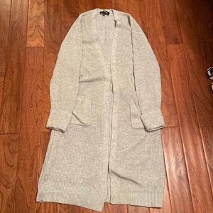 XS Express sweater duster with pockets